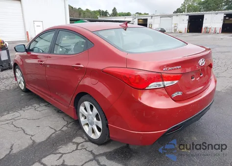 2013 Hyundai Elantra Limited z USA, uszkodzony, nr VIN KMHDH4AE8DU696578